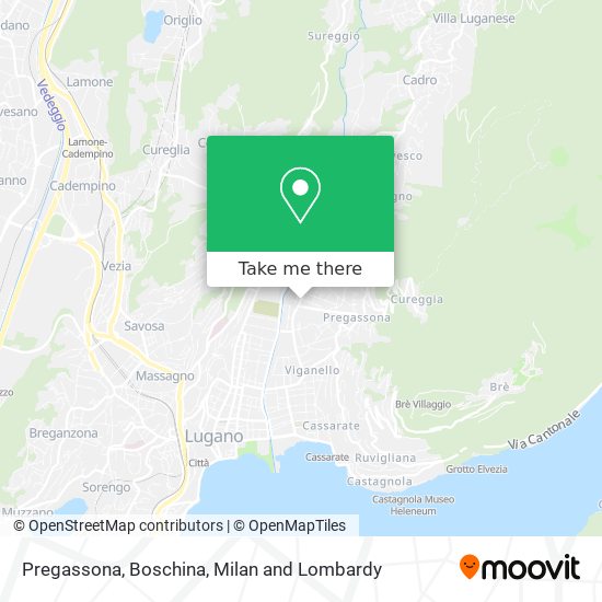 Pregassona, Boschina map