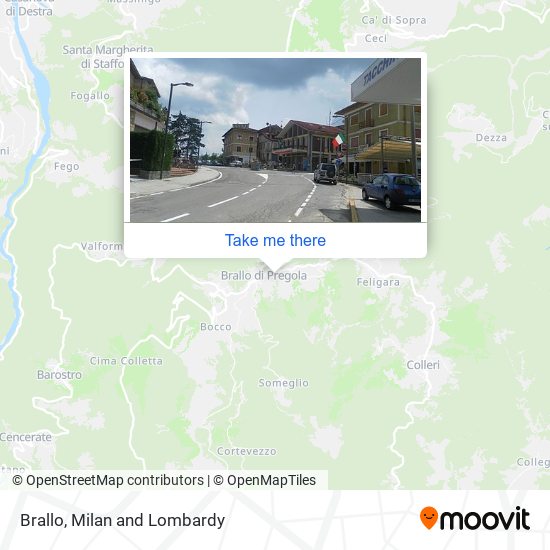 Brallo map
