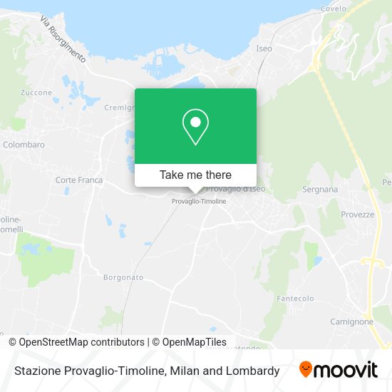 Stazione Provaglio-Timoline map