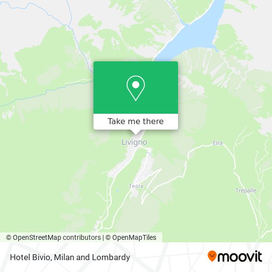 Hotel Bivio map