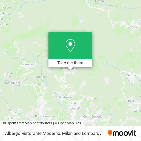 Albergo Ristorante Moderno map