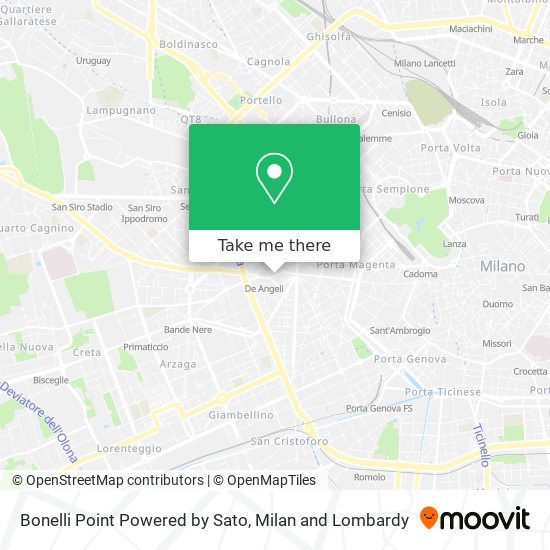 Bonelli Point Powered by Sato map