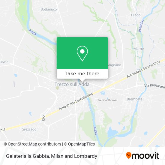 Gelateria la Gabbia map
