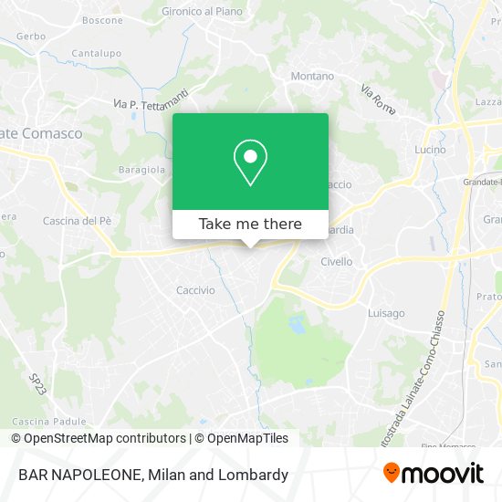 BAR NAPOLEONE map