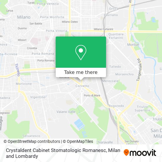 Crystaldent Cabinet Stomatologic Romanesc map