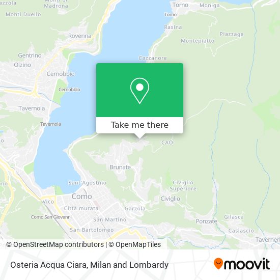 Osteria Acqua Ciara map
