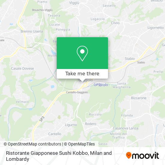 Ristorante Giapponese Sushi Kobbo map