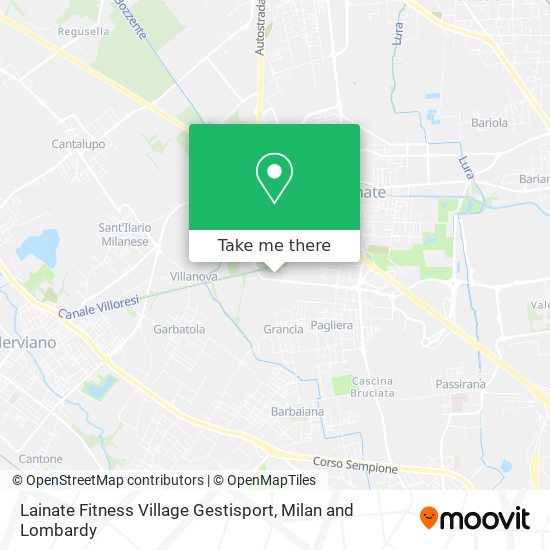 Lainate Fitness Village Gestisport map