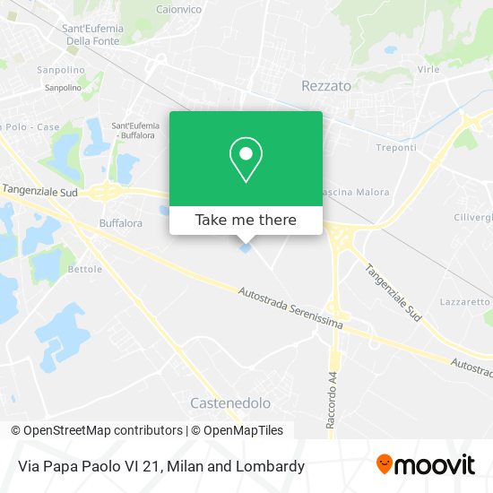 Via Papa Paolo VI 21 map