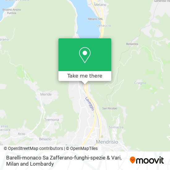 Barelli-monaco Sa Zafferano-funghi-spezie & Vari map