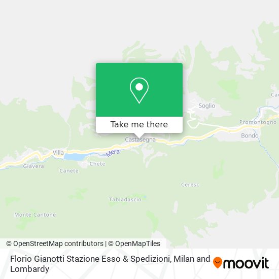 Florio Gianotti Stazione Esso & Spedizioni map