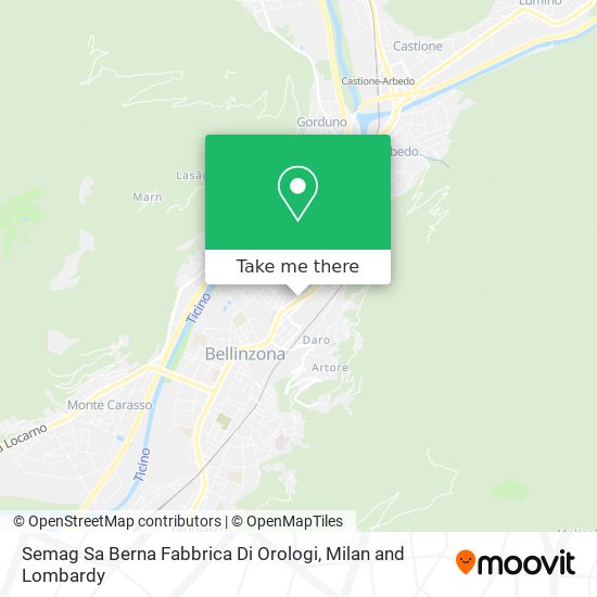 Semag Sa Berna Fabbrica Di Orologi map