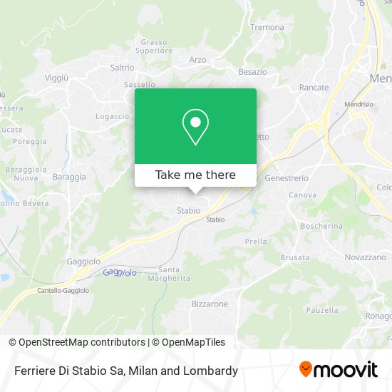 Ferriere Di Stabio Sa map