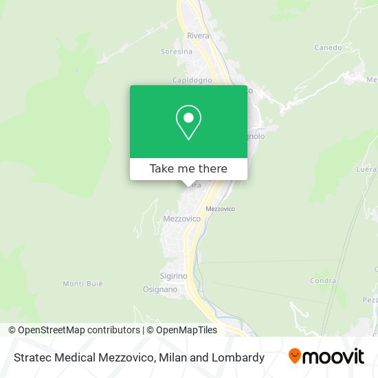 Stratec Medical Mezzovico map