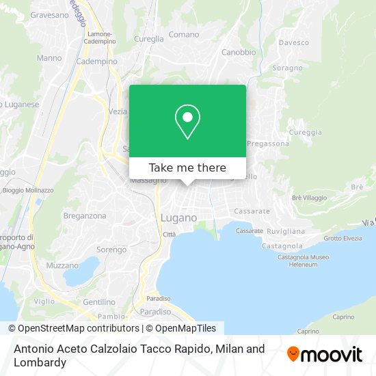 Antonio Aceto Calzolaio Tacco Rapido map