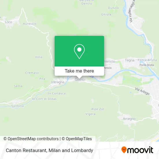 Canton Restaurant map