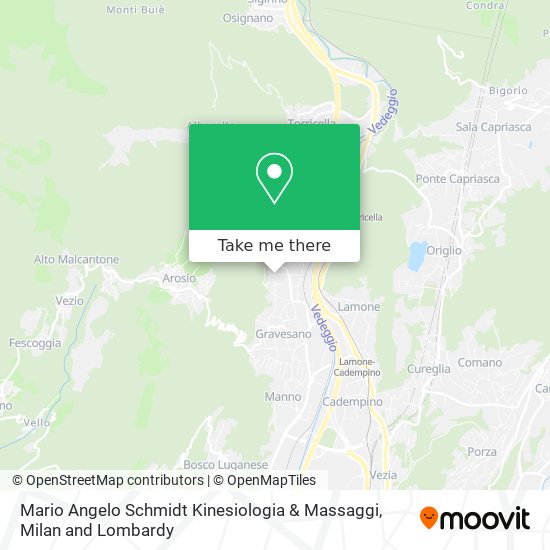 Mario Angelo Schmidt Kinesiologia & Massaggi map