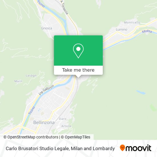 Carlo Brusatori Studio Legale map