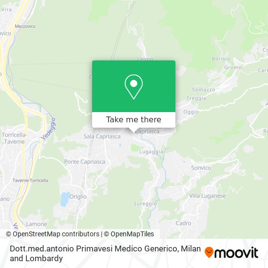 Dott.med.antonio Primavesi Medico Generico map