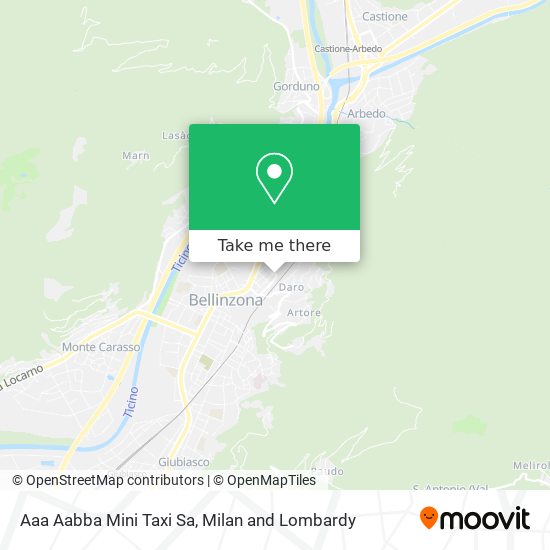 Aaa Aabba Mini Taxi Sa map