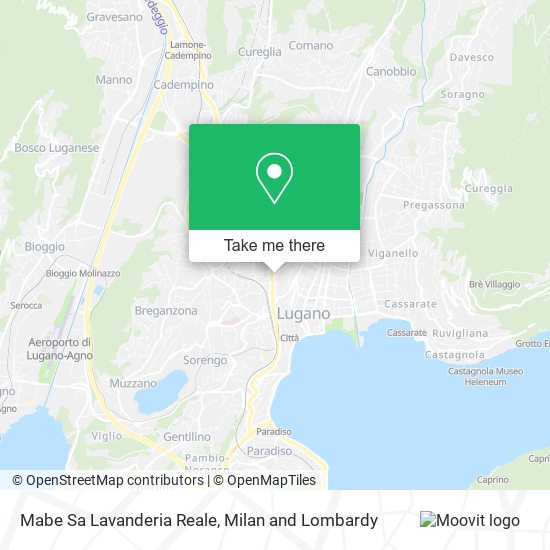 Mabe Sa Lavanderia Reale map