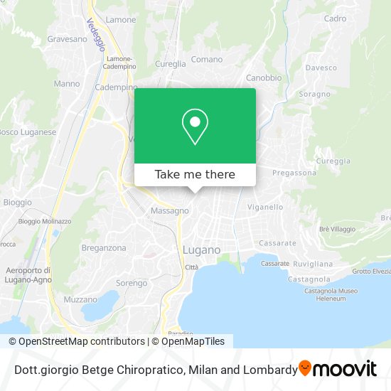 Dott.giorgio Betge Chiropratico map