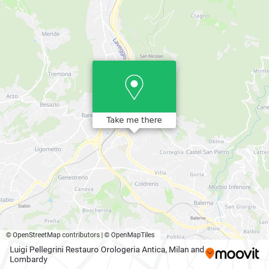 Luigi Pellegrini Restauro Orologeria Antica map