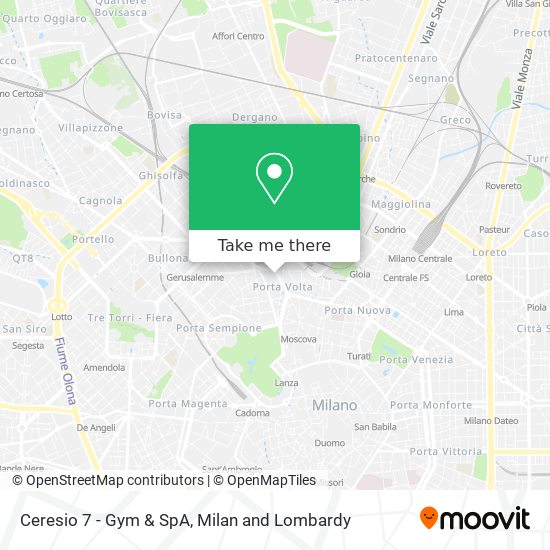 Ceresio 7 - Gym & SpA map