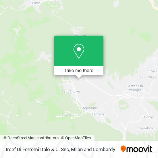 Ircef Di Ferremi Italo & C. Snc map