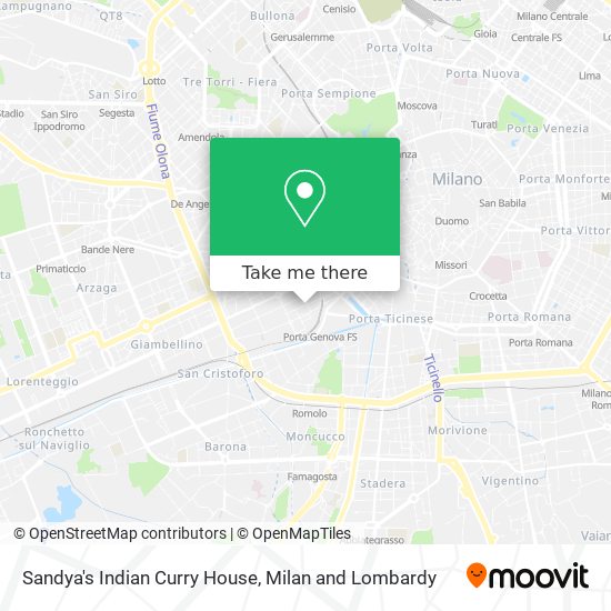 Sandya's Indian Curry House map