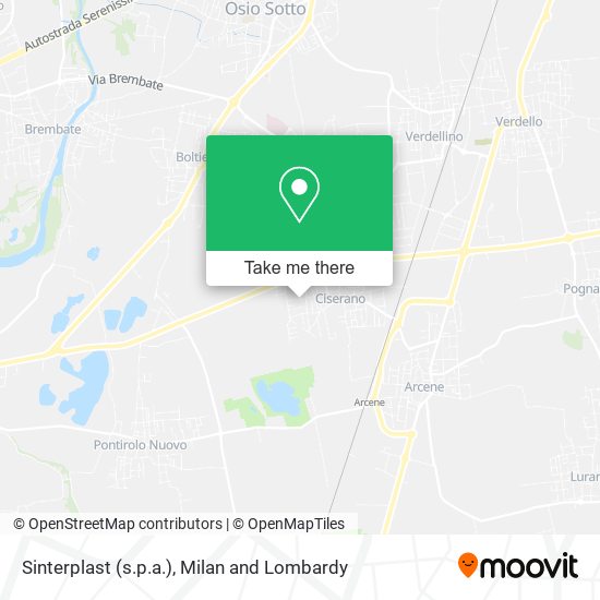 Sinterplast (s.p.a.) map
