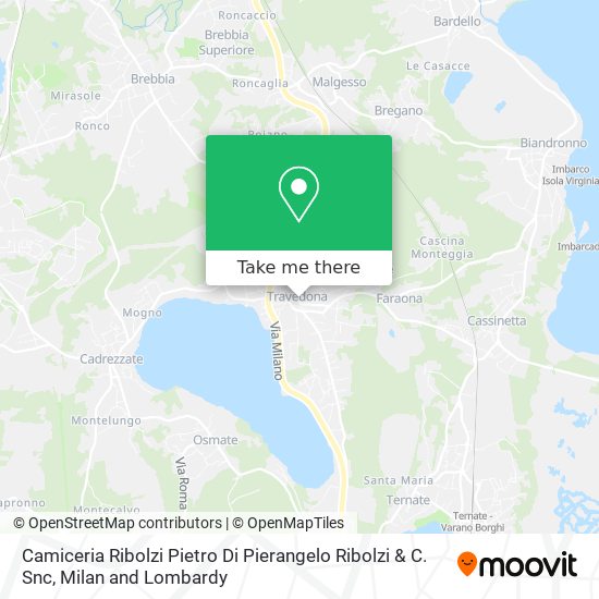 Camiceria Ribolzi Pietro Di Pierangelo Ribolzi & C. Snc map
