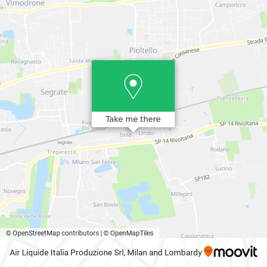 Air Liquide Italia Produzione Srl map