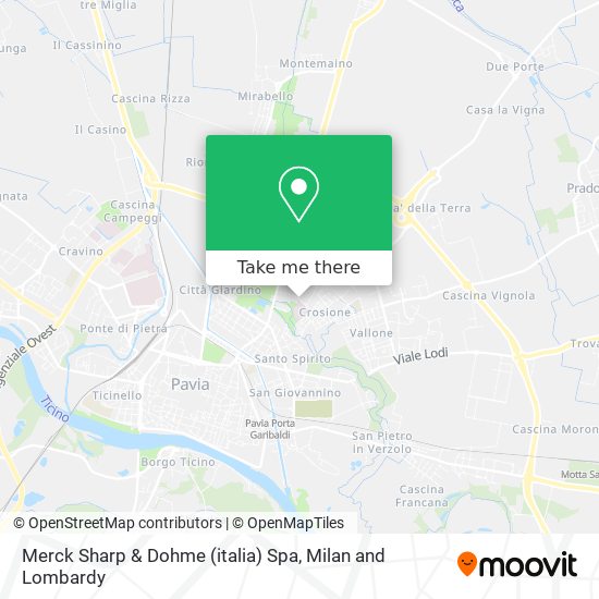 Merck Sharp & Dohme (italia) Spa map
