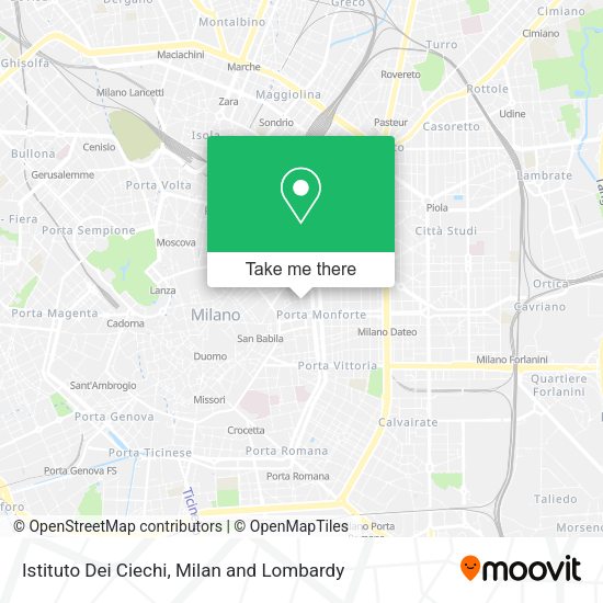 Istituto Dei Ciechi map