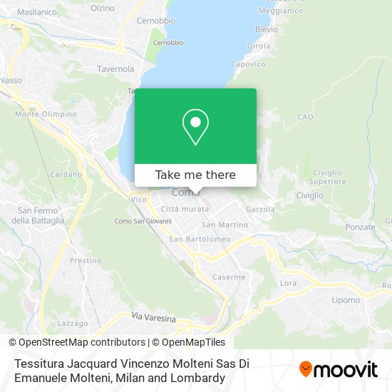 Tessitura Jacquard Vincenzo Molteni Sas Di Emanuele Molteni map