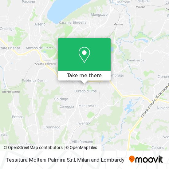 Tessitura Molteni Palmira S.r.l map