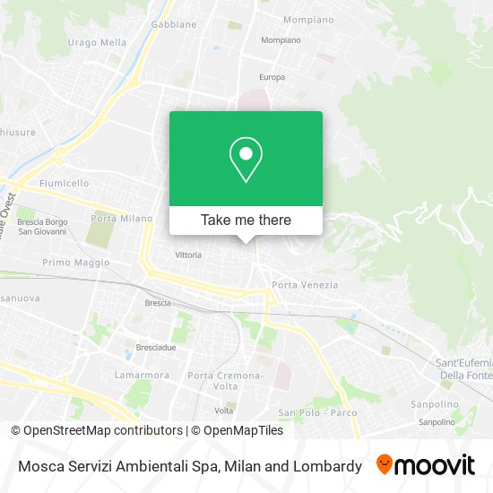 Mosca Servizi Ambientali Spa map