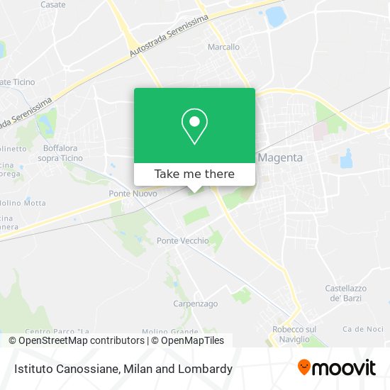 Istituto Canossiane map