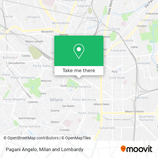Pagani Angelo map