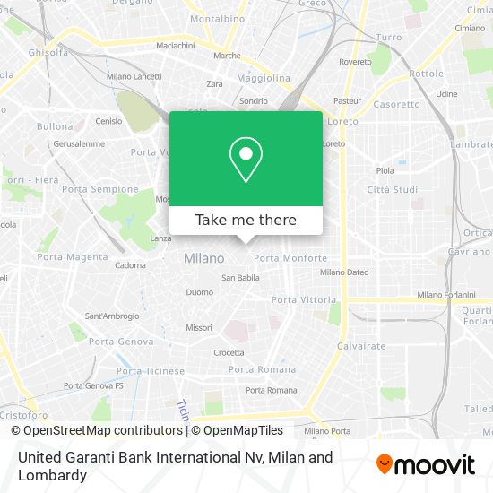 United Garanti Bank International Nv map