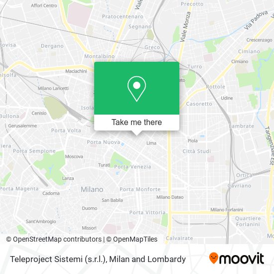 Teleproject Sistemi (s.r.l.) map