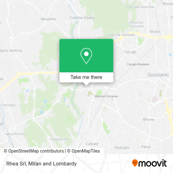 Rhea Srl map