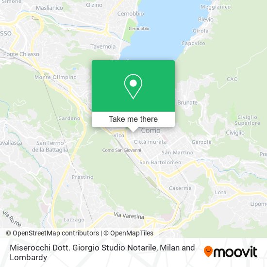 Miserocchi Dott. Giorgio Studio Notarile map