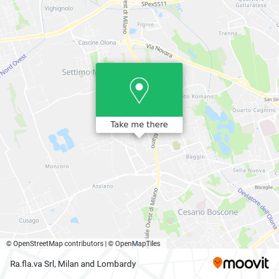 Ra.fla.va Srl map