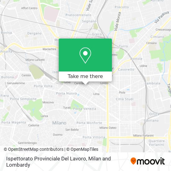 Ispettorato Provinciale Del Lavoro map