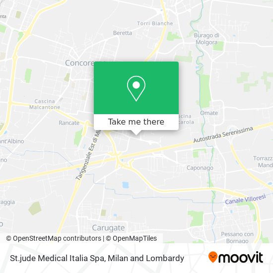 St.jude Medical Italia Spa map