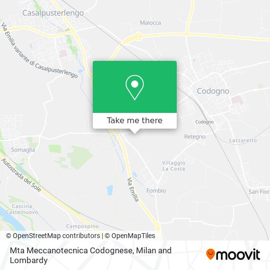 Mta Meccanotecnica Codognese map