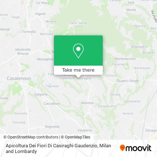 Apicoltura Dei Fiori Di Casiraghi Gaudenzio map