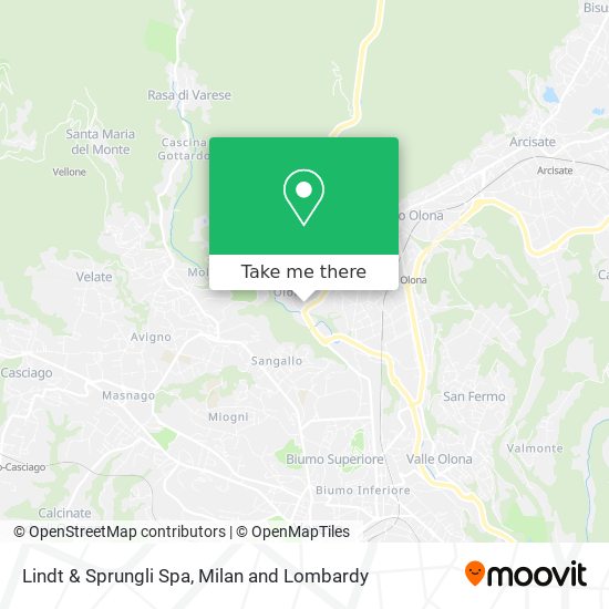 Lindt & Sprungli Spa map